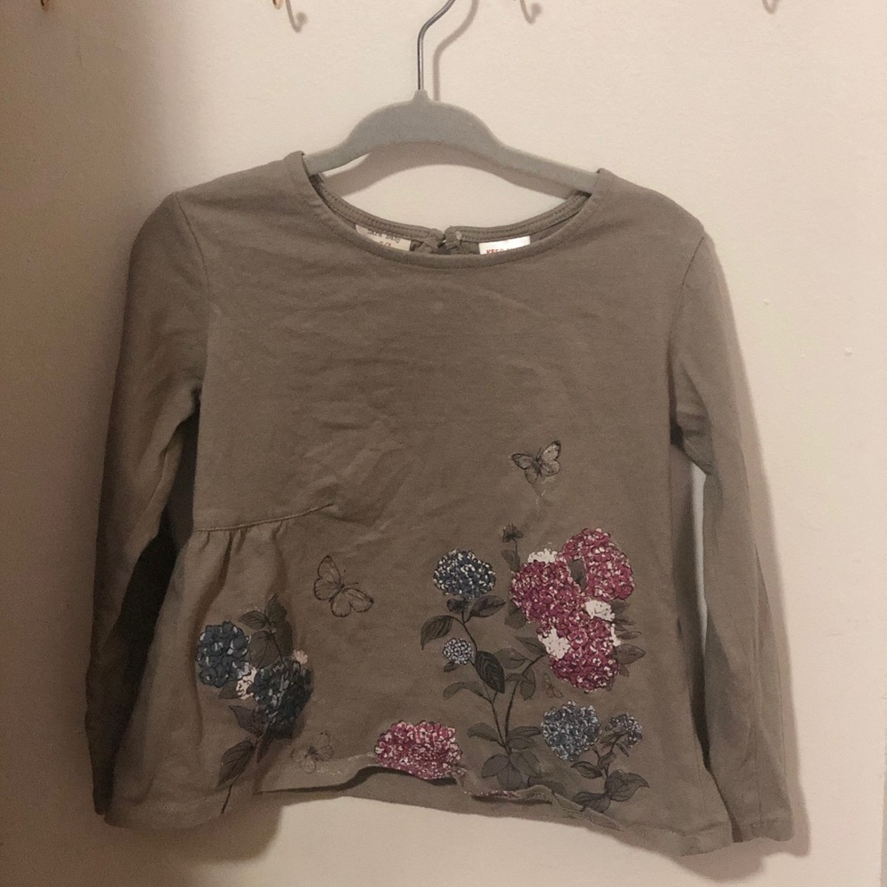 Zara baby girl long sleeve T-shirt size 2